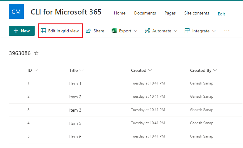 Disable Quick property editing (Grid view) from SharePoint Online list